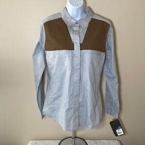 Nwt Cabela’s Outfither Shooting Shirt Size Blue
